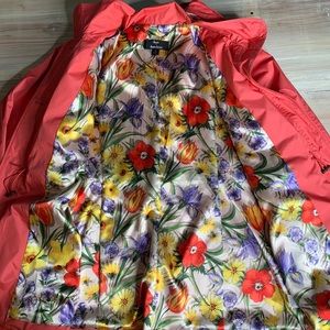 Dennis by Dennis Basso Pink Coral Rain Jacket